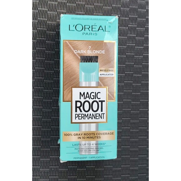 LOreal Paris Magic Root Permanent 7 Dark Blonde Hair Color Gray Coverage 1 Apply - Picture 10 of 11
